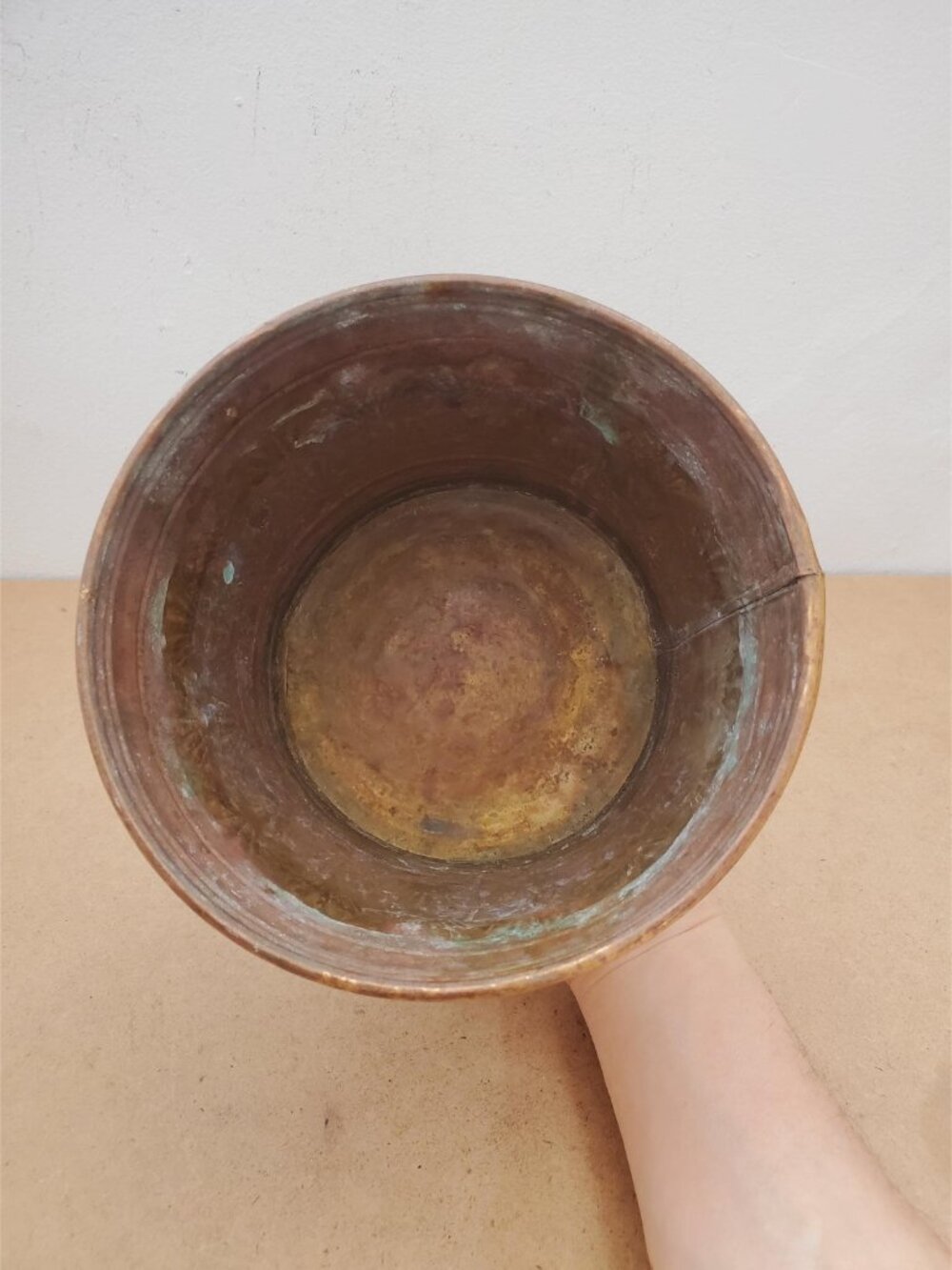 Vintage 1980s brass Planter, Plant Holder, Succulent Pot, brass Plant Pot, brass - Picture 5 of 8